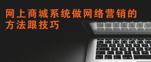 网上商城系统做网络营销的方法跟技巧